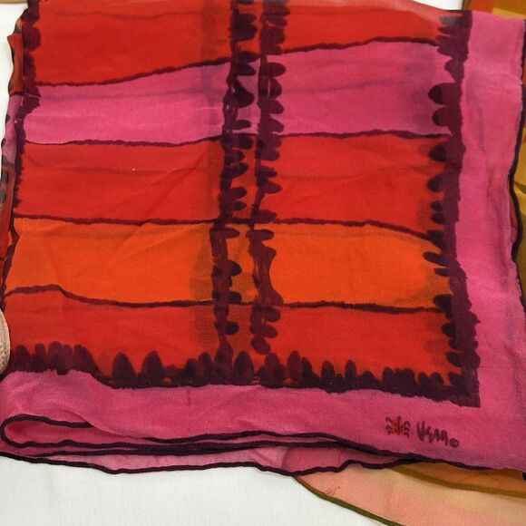 Lot 15 Vintage MCM Scarves VERA Italy Japan Silk nylon Polyester 50s 60s 70s 80s - Picture 5 of 16